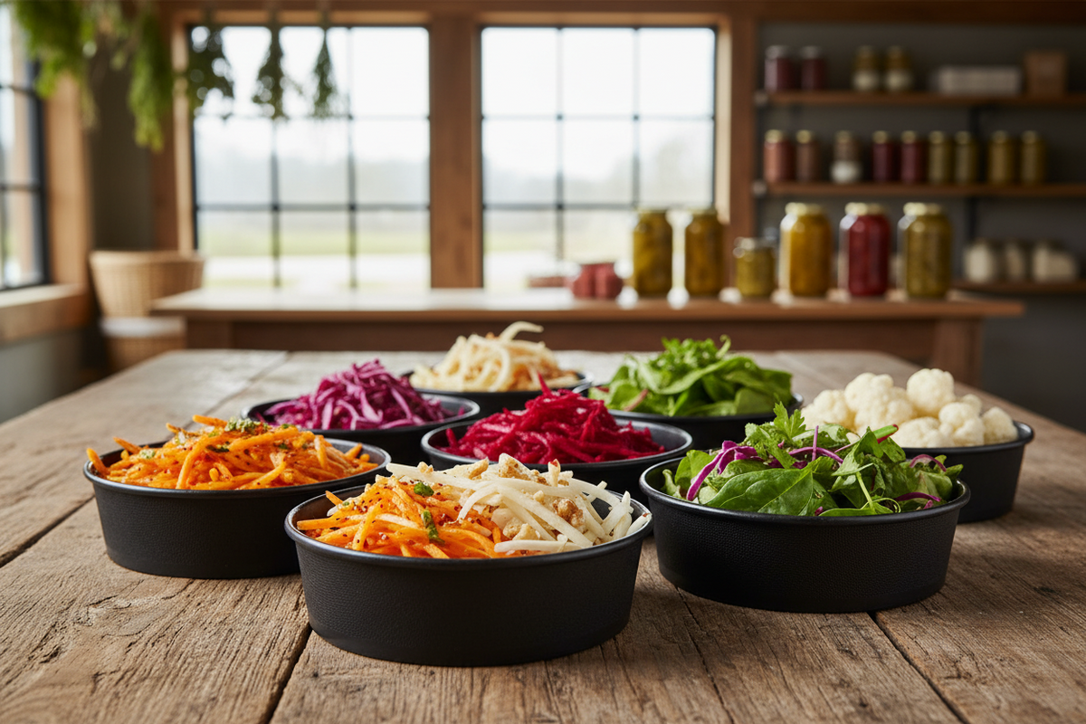 Salades assaisonnées